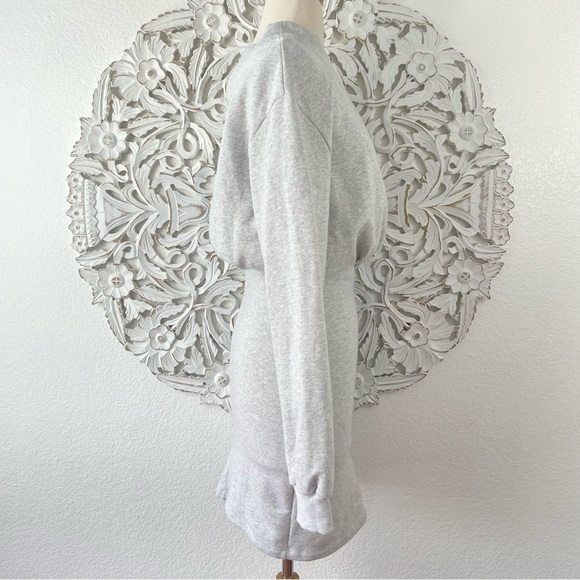 {RtA} Rachele French Terry Sweatshirt Dress, Size XS - Picture 6 of 9